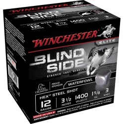 Winchester Blind Side Magnum Ammo, 12-ga, 3-1/2", 1-5/8 oz, #3