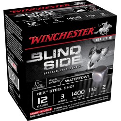 Winchester Blind Side Magnum Ammo, 12-ga, 3", 1-3/8 oz, #2