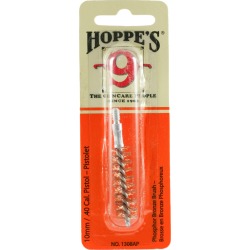 Hoppe's Phosphor Bronze Handgun Bore Brush, .40/10mm