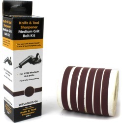 Work Sharp WSKTS P220 Grit Ceramic Oxide Belt Accessory Kit, 6-Pack