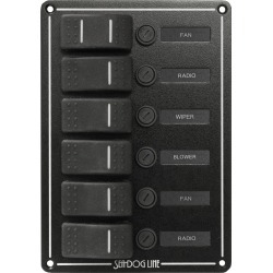 Sea-Dog 6 Rocker Switch Panel