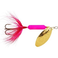 Worden's Original Rooster Tail, Pink Fluorescent