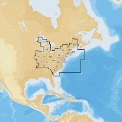 Navionics+ Cartography, East Regions