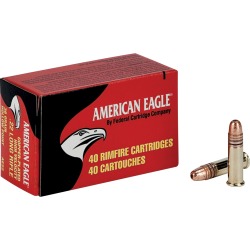 American Eagle Rimfire Ammunition, .22 LR, 38-gr, CPHP