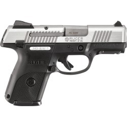 Ruger SR40c Handgun, .40 S & W, 9 Rd, Stainless