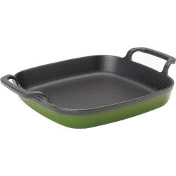 Bayou Classic® 8.5-in Enameled Baking Dish, Cypress Green