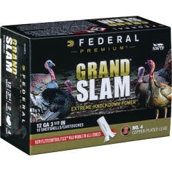 Federal Premium Grand Slam Shotshells, 12-ga, 3-1/2", 2-oz, #4, 1200 fps