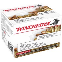 Winchester 222 Rounds Bulk Pack, .22 LR, 36-gr, JHP