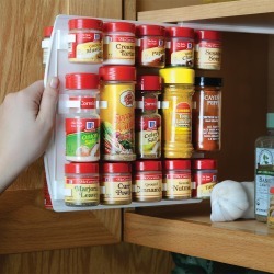 Large Sliding Cabinet Spice Rack