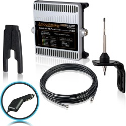 Smoothtalker RV X6 46 Pro 50dB 4G LTE Extreme Power Cellular Booster Kit, 12 Volt Plug-in Power