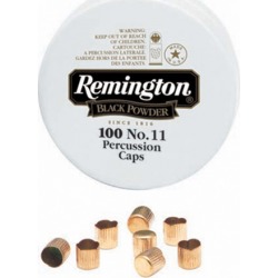 Remington #11 Percussion Caps, 100-pack
