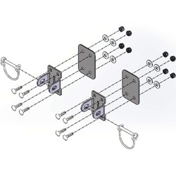 Clam Hitch Mounting Kit