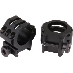 Weaver Tactical Six-Hole Weaver-Style Rings, 1", Matte, High