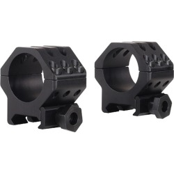 Weaver Tactical Six-Hole Weaver-Style Rings, 1", Matte, Medium