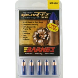 Barnes .50-Caliber Spit-Fire T-EZ Bullets, 250-gr, 24-pack
