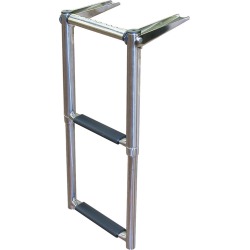 Dockmate Over-Platform Telescoping Ladder With Hand Grip, 2-Step
