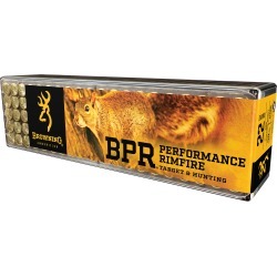 Browning High Velocity Performance Rimfire Ammo, .22 LR, 40-gr, LHP