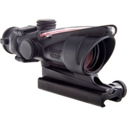 Trijicon ACOG Sight, 4x32, Dual-Illuminated Red Chevron .223 Ballistic Reticle