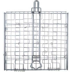 Chrome Basket with Foldable Handle