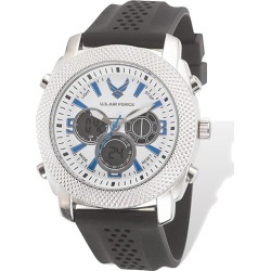 Mens US Air Force Wrist Armor C21 Black and White Watch
