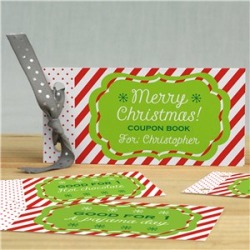 Personalized Christmas Coupon Book
