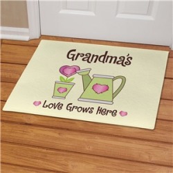 Personalized Love Grows Doormat