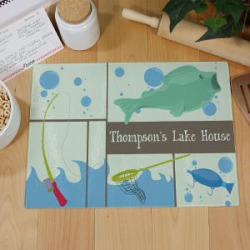 Fisherman Personalized Cutting Board