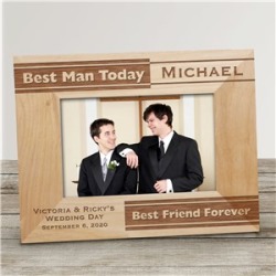 Personalized Best Man Picture Frame