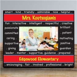 Personalized Teacher Printed Photo Frame