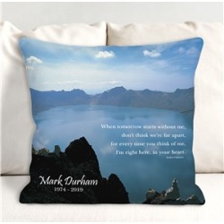 Personalized Memorial Throw Pillow Sympathy Gift