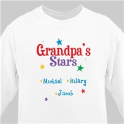 My Stars Personalized Sweatshirt for Grandpa