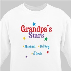 buy  My Stars Personalized Sweatshirt for Grandpa cheap online