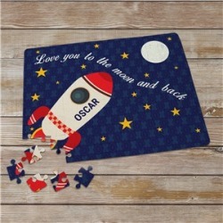 Personalized Love You To The Moon and Back Puzzle