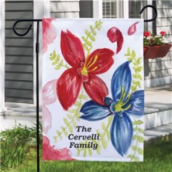 Personalized Welcome Garden Flag