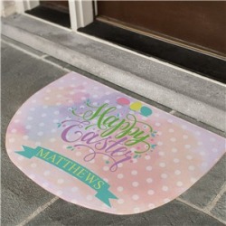 Easter Celebration Personalized Doormat