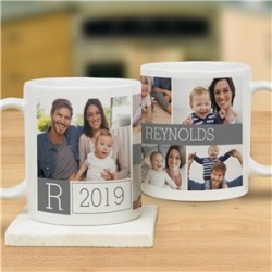 Family Photo Collage Personalized Mug