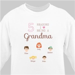 Personalized Reasons I Love Sweatshirt