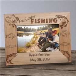 Freshwater Fishing Personalized Frame