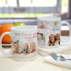Personalized Grandma Photo Mug
