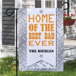 Best DAD Personalized Garden Flag