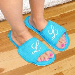 Embroidered Spa Slippers