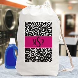 Monogrammed Laundry Bag