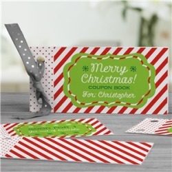 Personalized Christmas Coupon Book