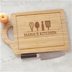 Engraved Utensils Cutting Board