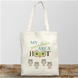 Personalized Are a Hoot Tote Bag