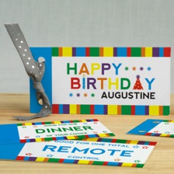 Personalized Happy Birthday Coupon Book