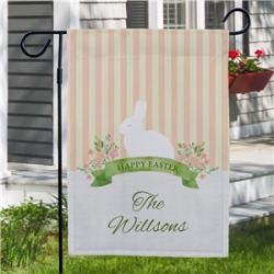 Happy Easter Personalized Garden Flag