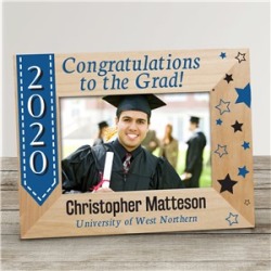 Congratulations to the Grad Personalized Picture Frame