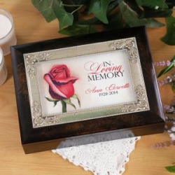 Personalized Remembrance Music Box