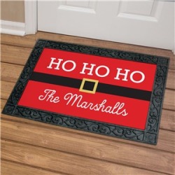 Personalized Santa Doormat